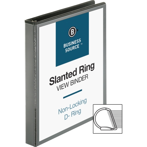 Buy Standard Black D-Ring Clear Overlay View Binders