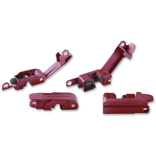 Master Lock Circuit Breaker Lockout Set - For Circuit Breaker - Red Master Lock Circuit Breaker Lockout Set - For Circuit Breaker - Red