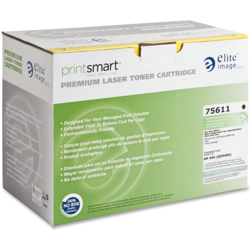 Elite Image Remanufactured Toner Cartridge - Alternative for HP 49X (Q5949X) - Laser - 10000 Pages - Black - 1 Each Elite Image Remanufactured Toner Cartridge - Alternative for HP 49X (Q5949X) - Laser - 10000 Pages - Black - 1 Each