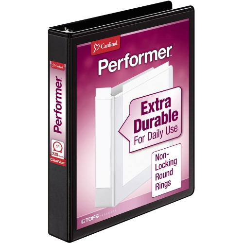 Cardinal BasicSelect ClearVue Binder with Round Rings - CRD67225 ...