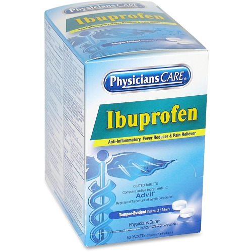 PhysiciansCare Ibuprofen Individual Dose Packets, For Headache