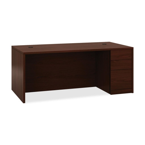 HON 10700 Series Box/Box/File Right-Pedestal Desk - 2-Drawer ...