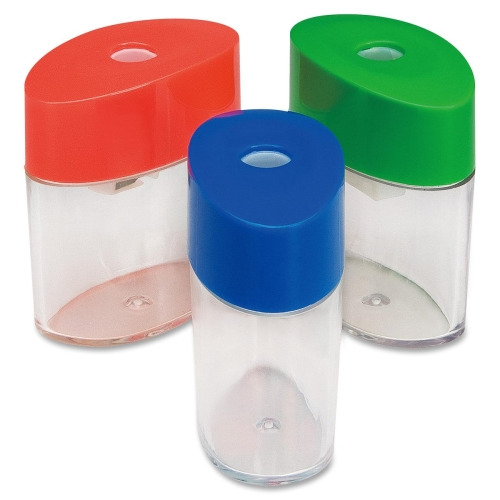 Integra Assorted Color Oval Plastic Sharpeners - Handheld - 1 Hole(s) - Plastic - Assorted - 1 Each Integra Assorted Color Oval Plastic Sharpeners - Handheld - 1 Hole(s) - Plastic - Assorted - 1 Each