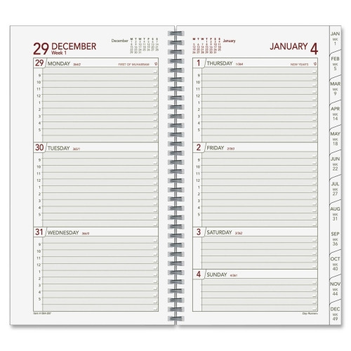 DAY RUNNER,INC. Day Runner Tabbed 2PPW Express Weekly Pocket Refills ...