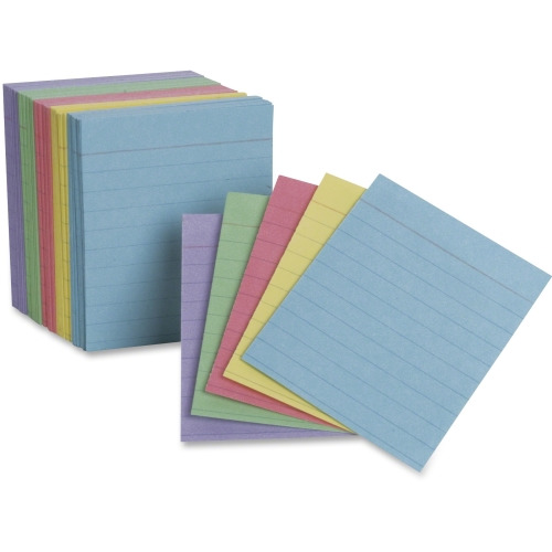 TOPS Oxford Color Mini Index Cards OXF10010