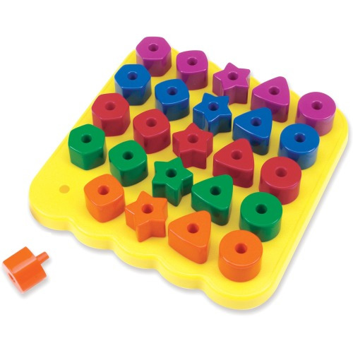 Learning Resources Stacking Shapes Pegboard - LRNLER1572 - Shoplet.com