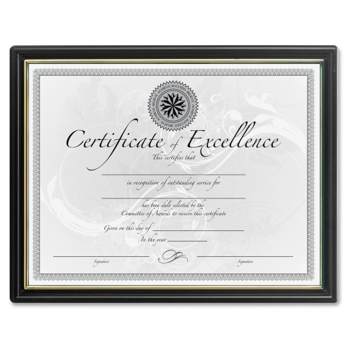 DAX MANUFACTURING INC. DAX Black & Gold Certificate Frames
