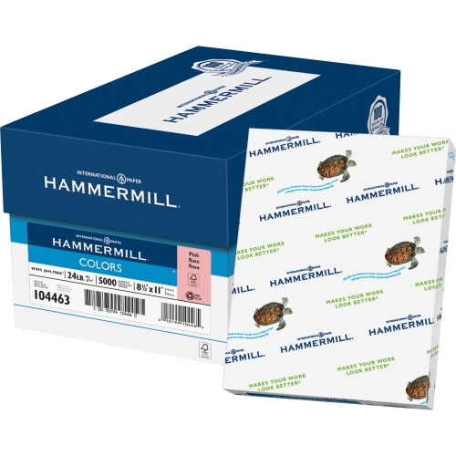Hammermill Recycled Colored Paper, 20 lbs., 8.5 x 11, Canary
