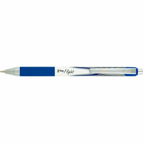 Stylos Bille Zebra Z-Grip Flight 1.2mm Noir Et Violet - Lot De 6 (3 Noir + 3 Violet)