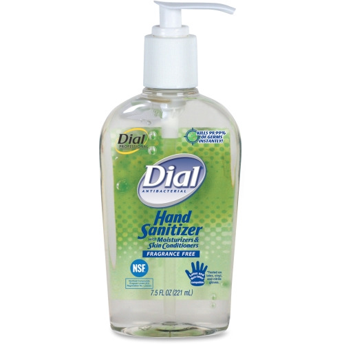 Dial Hand Sanitizer, Pump Bottle Dispenser Kill Germs Hand Clear Hypoallergenic 1 Each