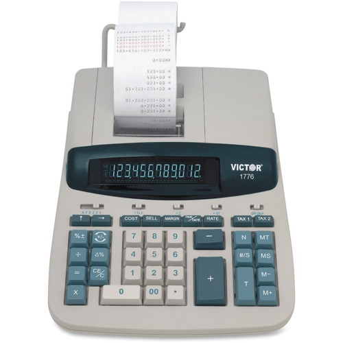 Victor 1776 TAA-compliant Ribbon Print Calculator - VCT1776 - Shoplet.com