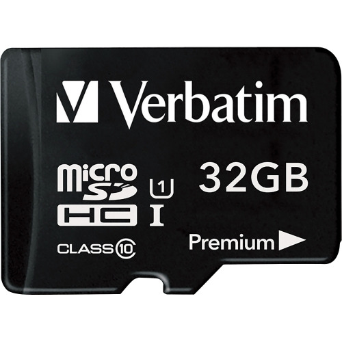 Verbatim 16GB microSDHC Memory Card with Adapter, UHS-I Class - VER44082 - Shoplet.com