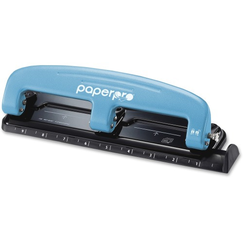 Bostitch EZ Squeeze 3 Hole Punch, 12 Sheet Capacity Silver/Black ACI2101 - Best Buy - View #8
