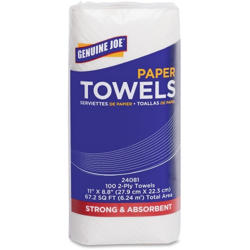 Genuine Joe Kitchen Roll Flexible Size Towels - GJO24081 - Shoplet.com