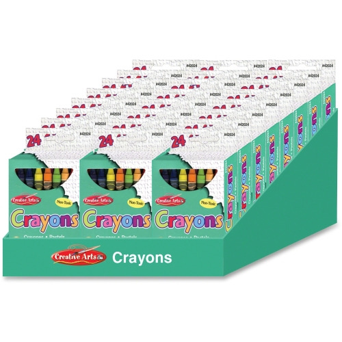 CLI Creative Arts Crayons Display - Assorted - 1 / Display Box CLI Creative Arts Crayons Display - Assorted - 1 / Display Box
