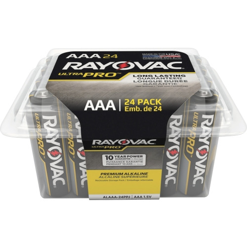 Ray-o-vac ALAAA-24F Mercury Free Alkaline Batteries, AAA 24 Pk ...