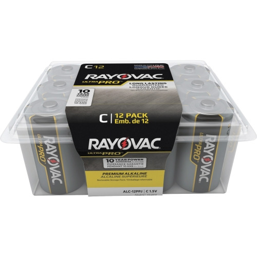 Rayovac Ultra Pro Alkaline C Batteries - For Multipurpose - C - 1.5 V DC - 12 / Pack Rayovac Ultra Pro Alkaline C Batteries - For Multipurpose - C - 1.5 V DC - 12 / Pack