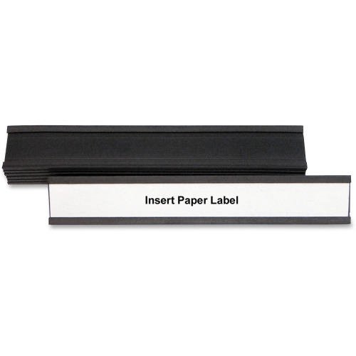 MasterVision Black Magnetic Data Cards - Support 6