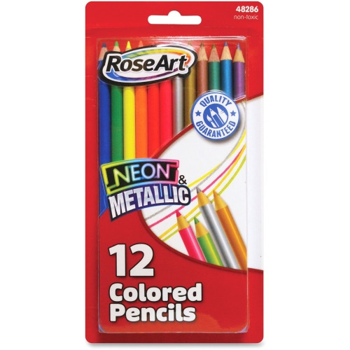 Neon Colored Pencils, Set of 12