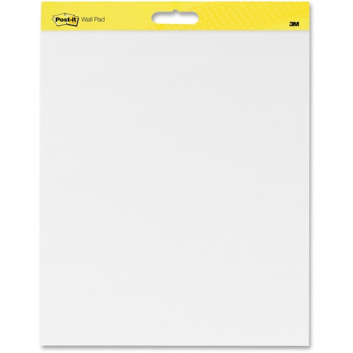 Post-it Self-Stick Plain White Paper Wall Pad - MMM566CT 