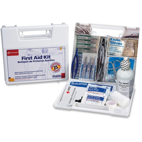 First Aid Only 25 Person Bulk First Aid Kit - 107 x Piece(s) For 25 x Individual(s) - 2.5 First Aid Only 25 Person Bulk First Aid Kit - 107 x Piece(s) For 25 x Individual(s) - 2.5