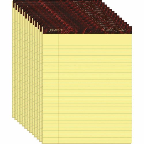 Ampad Gold Fibre Premium Rule Writing Pads - Letter - TOP20020 ...