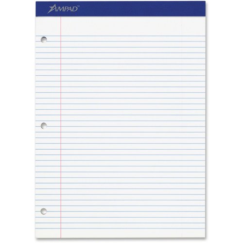 Ampad Double Sheet Writing Pad - TOP20323 - Shoplet.com