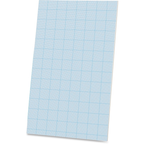 Ampad Blocco Quadretti 21,6 X 27,9 Cm – 50 Fogli, Carta Ledger Bianca, Inchiostro Blu Non Riproducibile
