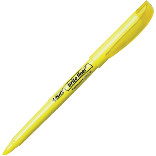 BIC Brite Liner Highlighters BICBL241YW
