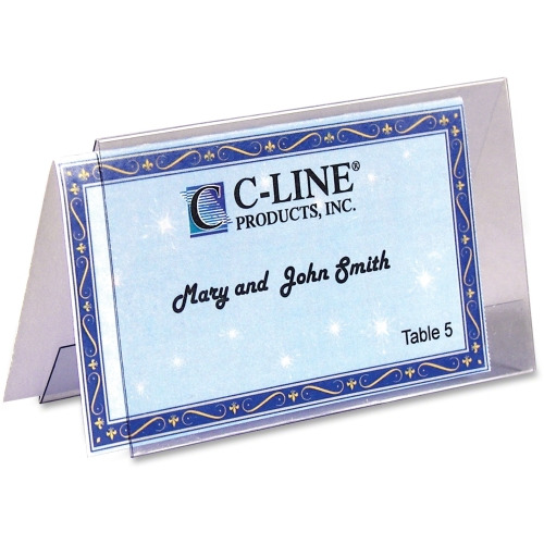 CLine Scored Name Tent Cardstock for Laser/Inkjet Printers CLI87527