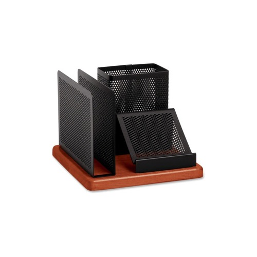 Rolodex Distinctions Wood Metal Desk Organizer Rol1813918