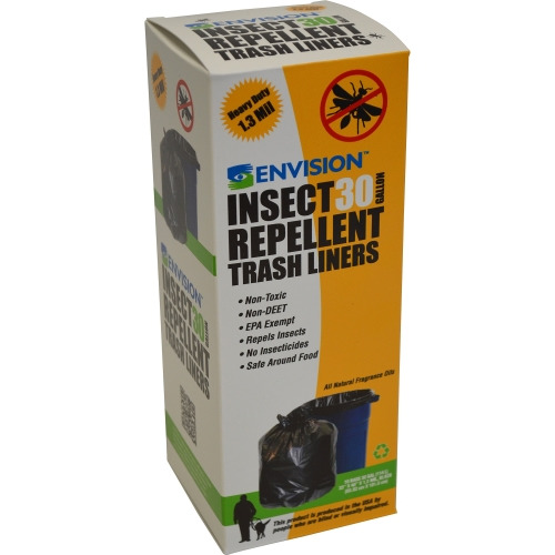 Stout Insect Repellent Trash Liners - 30 gal Capacity - 51.18 mil