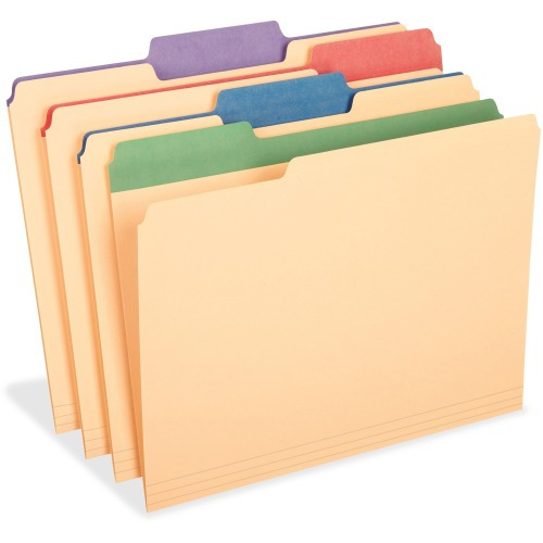 Pendaflex Colored Tab Manila File Folders - PFX84100 - Shoplet.com