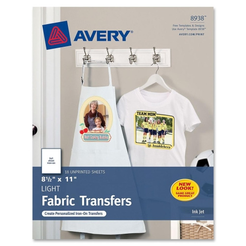 Avery Inkjet Iron-on Transfer Paper - AVE8938 