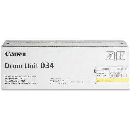 Canon DRUM034 Drum Unit - Laser Print Technology - 35000 Pages - 1 Each - Yellow Canon DRUM034 Drum Unit - Laser Print Technology - 35000 Pages - 1 Each - Yellow