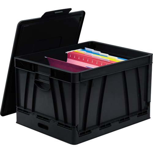 Storex Collapsible Storage Crate - STX61809U04C - Shoplet.com