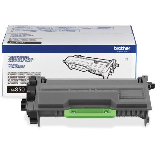  Brother TN-850 DCP-L5500 L5600 L5650 HL-L5000D L5100 L5200  L5200 Toner Cartridge (Black) in Retail Packaging - 2 Pack : Office Products