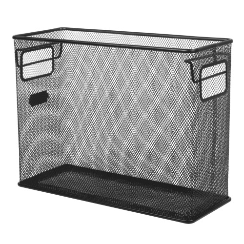 Lorell Mesh Tabletop Hanging File Holder - Black - Steel - 1 Each Lorell Mesh Tabletop Hanging File Holder - Black - Steel - 1 Each