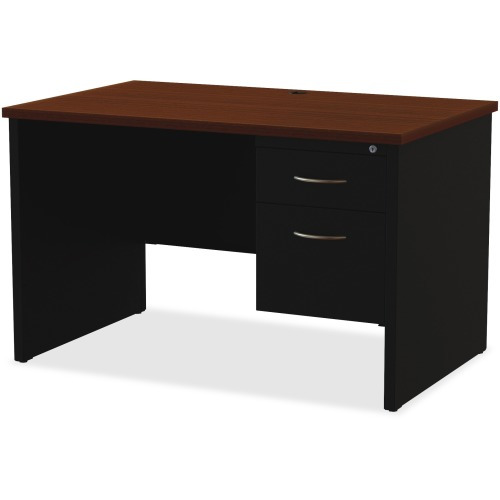 Lorell Fortress Modular Series Right-Pedestal Desk - 48 Lorell Fortress Modular Series Right-Pedestal Desk - 48