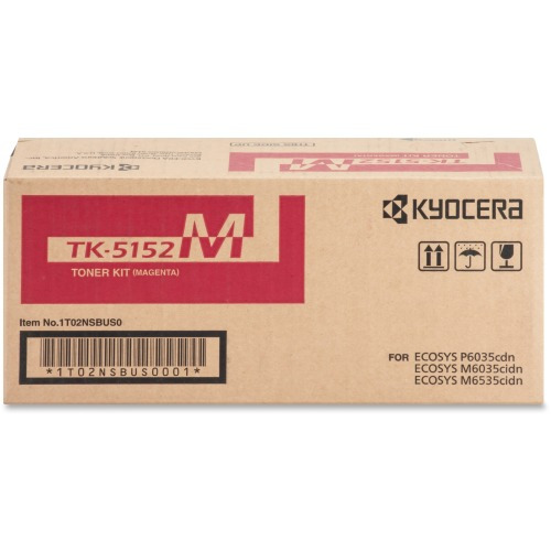 Kyocera TK-5152M Original Toner Cartridge - Laser - 10000 Pages - Magenta - 1 Each Kyocera TK-5152M Original Toner Cartridge - Laser - 10000 Pages - Magenta - 1 Each