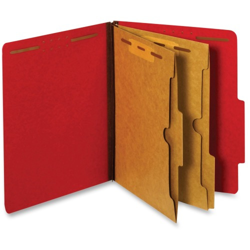 Pendaflex Pocket Divider Classification Folders - PFX24082P - Shoplet.com