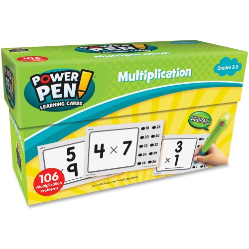 Teacher Created Resources Power Pen Multiplicatn Cards - Theme/Subject: Learning - Skill Learning: Multiplication - 53 Pieces - 1 Each Teacher Created Resources Power Pen Multiplicatn Cards - Theme/Subject: Learning - Skill Learning: Multiplication - 53 Pieces - 1 Each