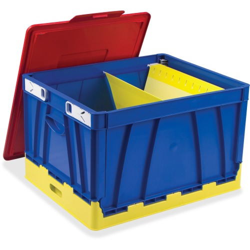 Storex 4 Piece Collapsible Crates STX61818E04C