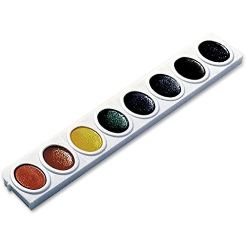 Prang Oval Pan Watercolors Set Refill Tray - 3 / Box - Assorted Prang Oval Pan Watercolors Set Refill Tray - 3 / Box - Assorted
