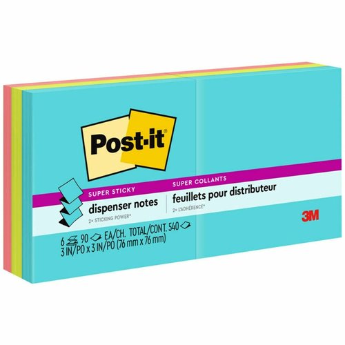 Post-it Super Sticky Dispenser Notes - Supernova Neons Color Collection ...