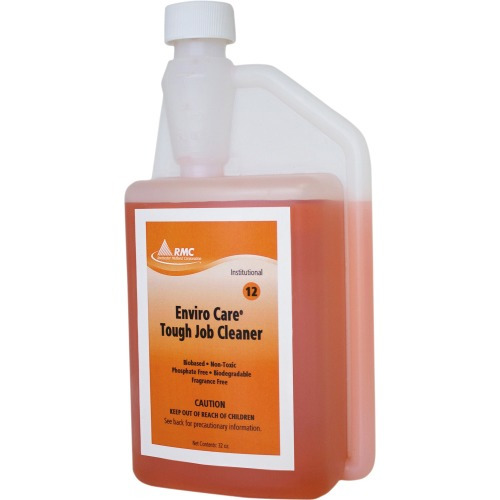 RMC Enviro Care Tough Job Cleaner - Concentrate - 32 fl oz (1 quart) - 6 / Carton - Heavy Duty, Bio-based - Orange