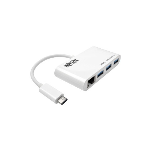 Tripp Lite USB-C to Gigabit Ethernet NIC Network Adapter 10/100