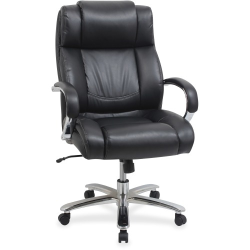 Lorell Big & Tall Chair with UltraCoil Comfort - Black - 1 Each