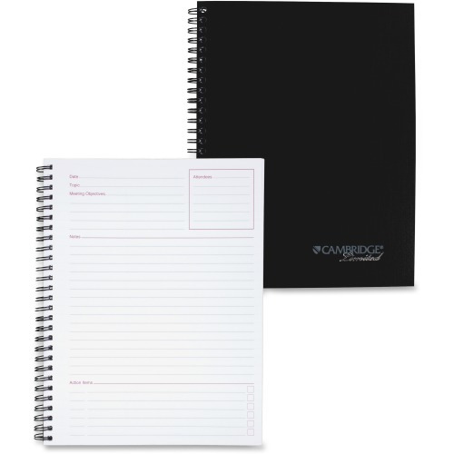 Mead Limited Meeting Notebook - 80 Pages - Wire Bound - Both Side Ruling Surface - Ruled - 7 1/4 Mead Limited Meeting Notebook - 80 Pages - Wire Bound - Both Side Ruling Surface - Ruled - 7 1/4