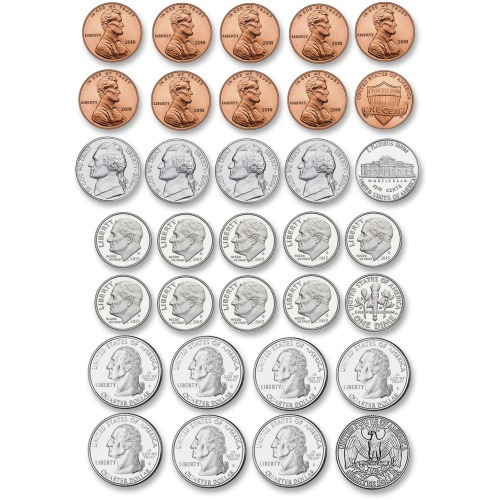 Ashley US Coin Money Set Die-cut Magnets - Theme/Subject: Learning - Skill Learning: Visual - 1 / Set Ashley US Coin Money Set Die-cut Magnets - Theme/Subject: Learning - Skill Learning: Visual - 1 / Set